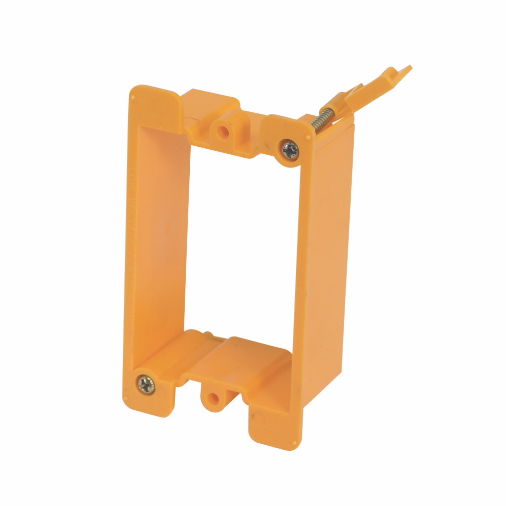 Product image for B-Line BB10P Plastic Cover Plate Single-Gang Mounting Bracket