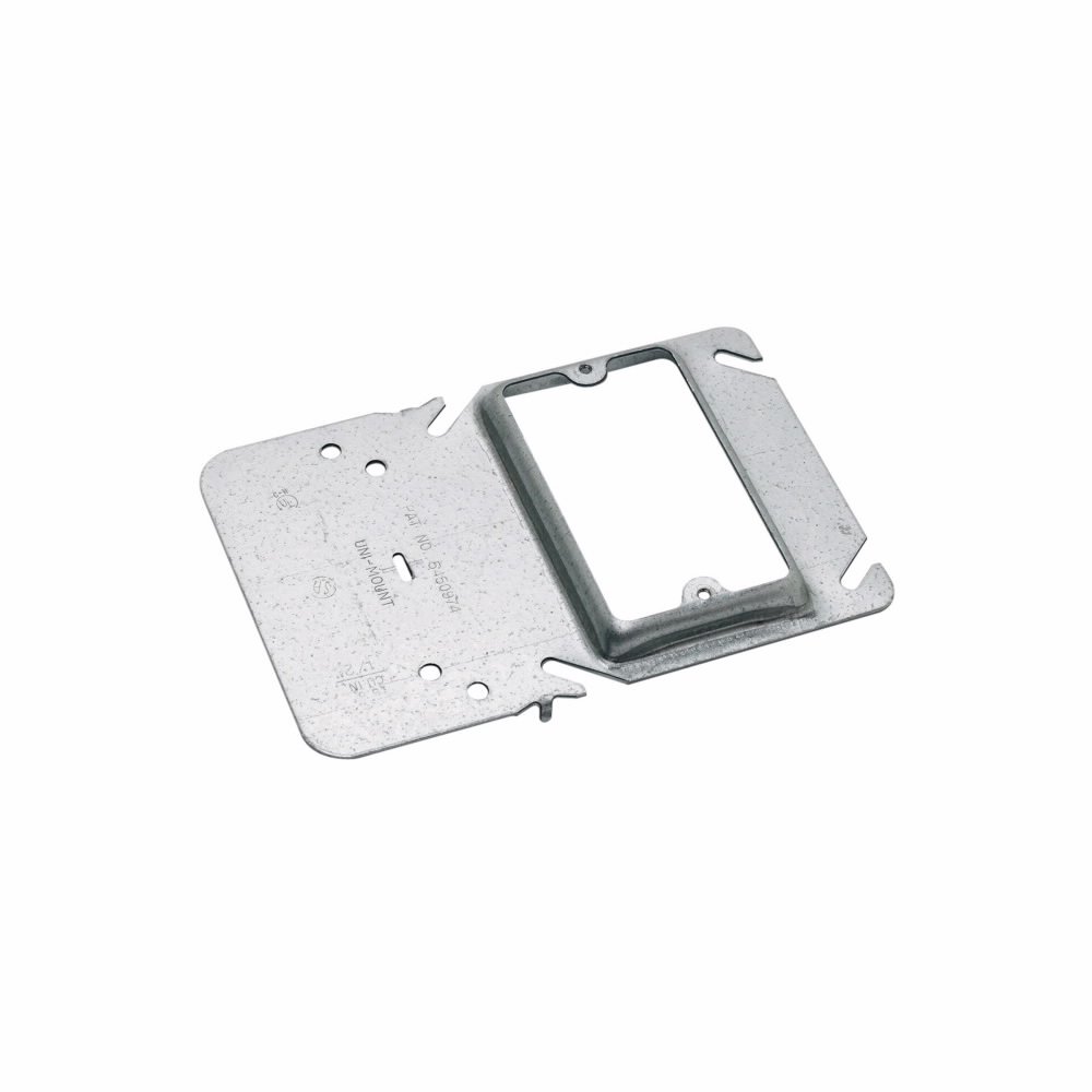 Product image for B-Line BB40-10 1-Gang Uni-Mount Box Support Cover Plate Mounting Bracket