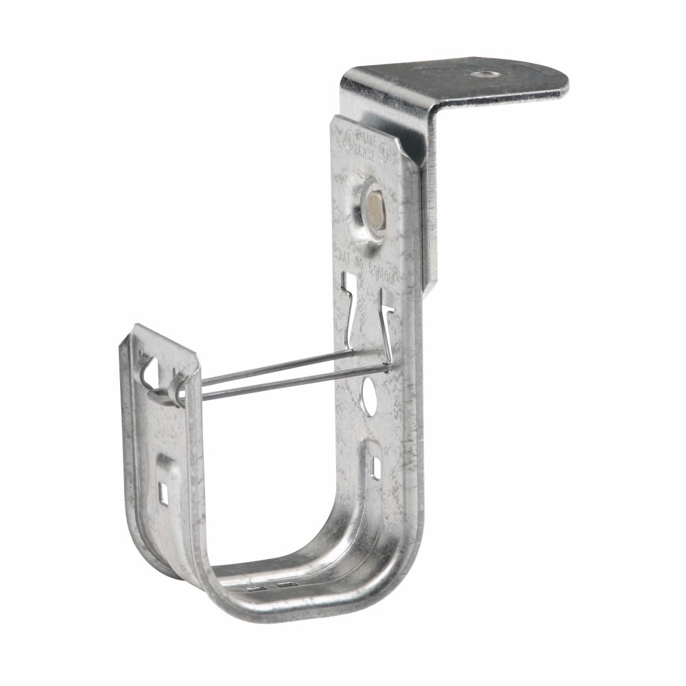 Product image for B-Line BCH32-RB 2 Inch Hook 0.265 Inch Hole Pre-Galvanized Angle Bracket Cable Fastener