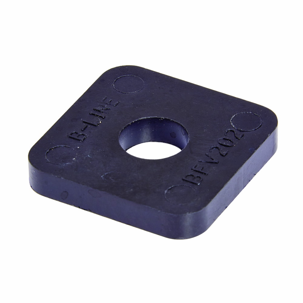Product image for B-Line BFV202 Injection Molded Glass Reinforced Polyurethane Fiberglass Square Washer