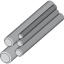Product image for B-LINE ATR,5/8X144ZN THRD ROD