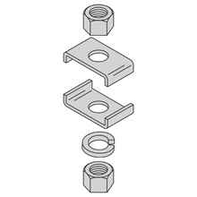 Product image for B-Line SB2209AYZ Yellow Zinc Framing Clip Kit