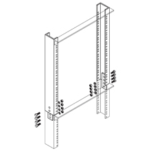 Product image for B-LINE SB57424SFB RACK EXTN KIT, 24