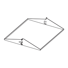 Product image for B-LINE SB745S1919AAL LOW PROFILE SH