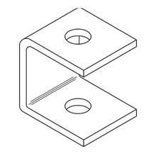 Product image for B-Line SB156BYZ 1-1/2 Inch 5/8-11 Inch ATR Yellow Zinc Structural Steel Cable Runway Support