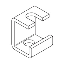 Product image for B-LINE SB157AYZ 1/2 SLTD HNGR CLIP