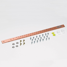 Product image for B-Line SBHB119K 19 Inch Horizontal Rack Ground Bar Kit