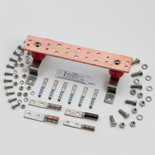 Product image for B-Line SBTMGB20 20 Inch Telecommunications Main Grounding Bar Assembly