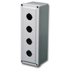 Product image for B-Line PV4F JIC Panel Enclosure, 11.13" x 3.12" x 3.89" NEMA 4X, Screw cover, PVF enclosure, Surface mounted, Medium single door, No mounting provisions, Fiberglass, Seamless poured