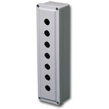 Product image for BLINE PV2MF 22MM 2HL VERT PB ENCL