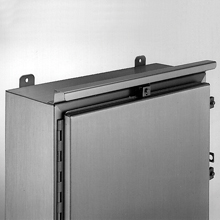 Product image for B-Line DK20SS NEMA 4X, Offers protection from water and dust, Stainless steel, Wall mounting, Bolt-on accessories, Fits enclosures 20" wide, Drop shield kit, 14 gauge