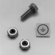 Product image for B-Line GS48 Used On Control Enclosures with C.S.A. Requirements, Grounding Devices, Wire Size 8", Grounding Strap