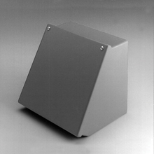 Product image for B-Line AC-20C30 20" x 30" x 13.12" NEMA 12, Hinged cover, AC concolet, Surface mounted, Medium single door, External mounting feet, Carbon steel, Oil-resistant gasket