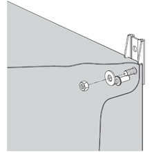 Product image for B-Line WMK NEMA 4, Zinc plated steel, NEMA panel adapters, Kit includes nuts, bolts and washers