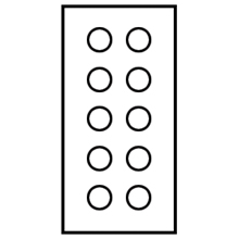 Product image for B-Line PBX10 Push Button Enclosure, 14" x 6.25" x 4.75" NEMA 12, Hinged cover, PBX enclosure, Surface mounted, Medium single door, External mounting feet, Carbon steel, Oil-resistan