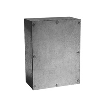 Product image for B-Line 363612-SCG Type 3/3R Junction Box, 36" x 36" x 12" NEMA 3 and 12, Screw cover, SCG enclosure, Surface mounted, Medium single door, No mounting provisions, Galvanized steel, O
