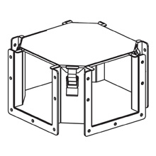 Product image for BLINE 88-12LC LAY-IN WWY CROSS