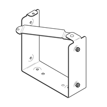 Product image for B-Line 88-HSCU Wireway Connector, Universal style, NEMA 1, Galvanized steel finish, 8" X 8"