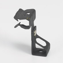 Product image for B-Line Series BH5-E-2-4 1/4 to 3/8 Inch Carbon Steel Threaded Rod to Beam Hanger