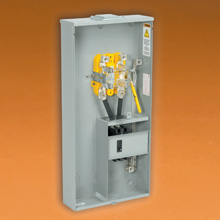 B-Line ELCB20L27A5GR1N Meter Breaker, 200 A, Test block, Ring type, 3R ...