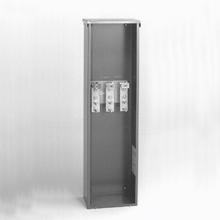 Product image for B-Line R9000-F 1200 A, 3R, Underground, ANSI 61 gray painted, 065 kAIC, 6 Studs / ?, (4) #4 - 600 MCM, Galvanized steel, Surface mount, 3 wires, 1 phase or 3 phase