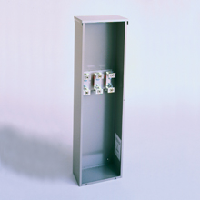 Product image for B-Line R9000-EL 800 A, 3R, Overhead and underground, ANSI 61 gray painted, 065 kAIC, (3) #4 - 600 MCM, Galvanized steel, Surface mount, 3 wires, 1 phase or 3 phase