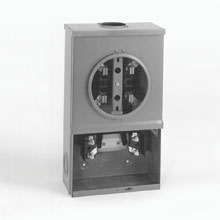 Product image for B-Line U121314-F Single Meter Socket, 100 A, 4 jaws, ANSI 61 gray coat, Aluminum