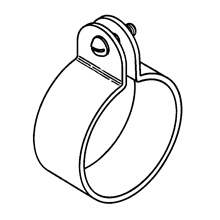 Product image for B-LINE B3175-11/4GALV RING AND BOLT