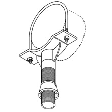 Product image for B-LINE B3092-10PLN ADJUSTABLE PIPE