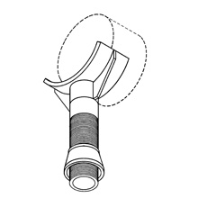 Product image for B-Line B3093-8PLN ADJUSTABLE PIPE S