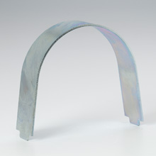 Product image for B-Line B2417-3/4ZN 3/4 Inch Zinc Plated Strut Mounted Pipe Guide