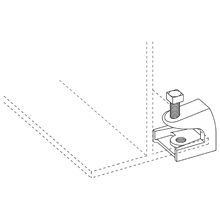 Product image for B-LINE B444-3/8HDGW/SS4 BEAM FASTEN