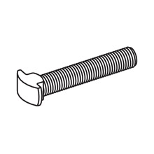 Product image for B-Line B617ZN Zinc Plated Shoulder Bolt