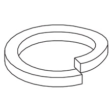 Product image for B-Line 3/4LWZN 3/4 Inch Zinc Plated Lock Washer