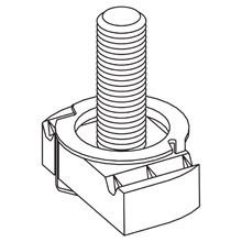 Product image for B-Line STN228-11/4ZN Stud Twirl Nut