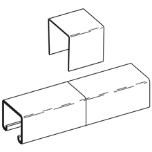 Product image for BLINE B380-22GALV JT SPLICE PLATE