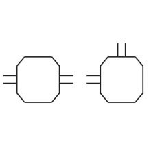 Product image for B-Line B518-2ZN Zinc Plated 2 Channel Connection Kit Universal Junction Box