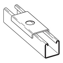 Product image for B-Line B589ZN Zinc Plated Spacer Clevis
