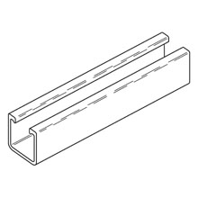 Product image for B-Line BFV22-240 1 5/8-IN. X 1 5/8-