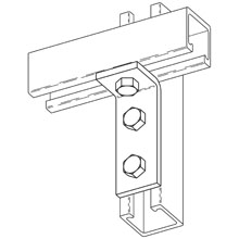 Product image for B-Line BFV103 3-Hole 90 Degree Fiberglass Corner Angle