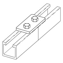 Product image for B-Line BFV129 TWO HOLE SPLICE PLT,
