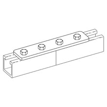 Product image for B-Line BFV341 FOUR HOLE SPLICE PLT,