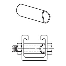 Product image for B-Line BFV650 CHNL SPACER, FIBERGLA