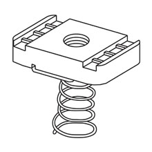 Product image for B-Line Series N7222ZN .150 Inch Spring Nut