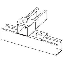 Product image for B-Line B106-32ZN 2-Hole Zinc Plated Z Support for B32 Channel