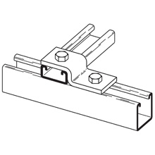 Product image for B-Line Series B106-52GRN 2-Hole Green Z Support for B52 Channel