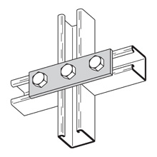 Product image for BLINE B141YZN 3HL SPLICE PLATE