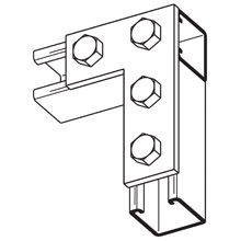 Product image for B-LINE B143YZN FOUR HOLE CORNER PLA