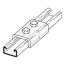 Product image for B-Line B169ZN TWO HOLE SPLICE CLEVI