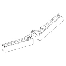 Product image for B-LINE B335-1SS4 TWO HOLE ADJUSTABL
